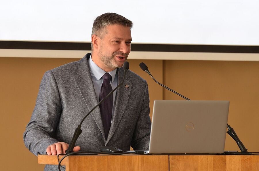 Sympozjum naukowe o Adolfie Karlu Landlu w Krakowie. Fot. Janusz Ślęzak (IPN)