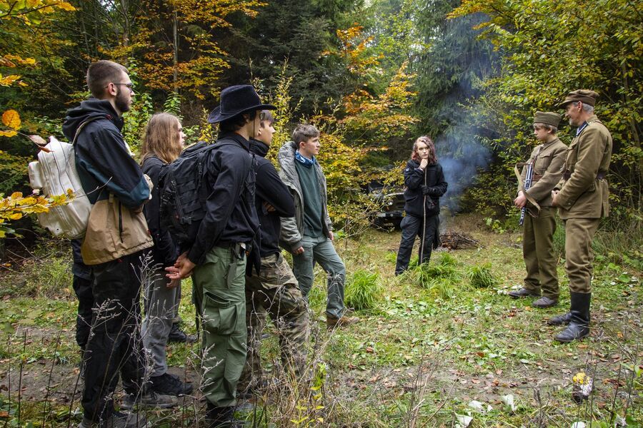 XIX Rajd Szlakami Żołnierzy Wyklętych mjr. Józefa Kurasia „Ognia”. Fot. Agnieszka Masłowska (IPN)