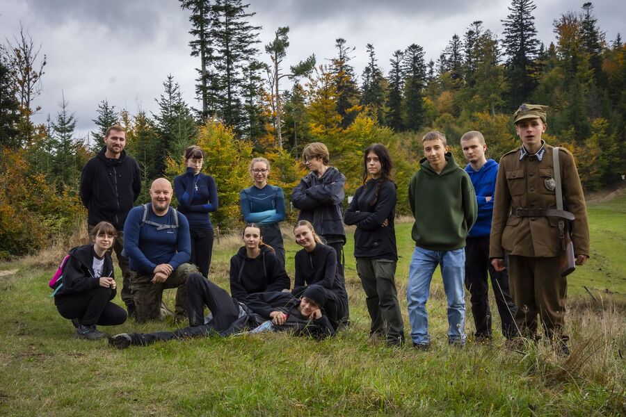 XIX Rajd Szlakami Żołnierzy Wyklętych mjr. Józefa Kurasia „Ognia”. Fot. Agnieszka Masłowska (IPN)