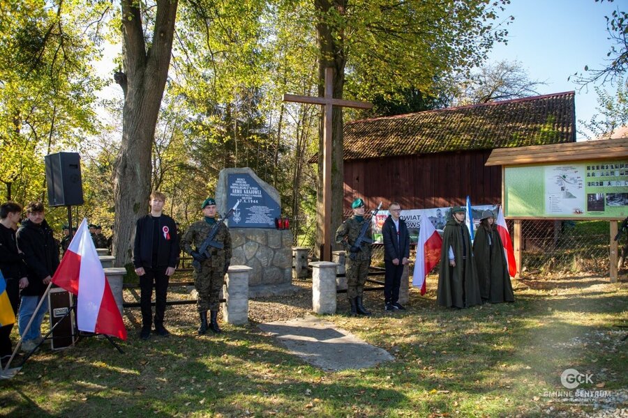 80. rocznica rozbicia oddziału „Regina II” z 1. Batalionu „Barbara” 16 pp. AK. Fot. Gminne Centrum Kultury, Czytelnictwa i Promocji w Rzepienniku Strzyżewskim