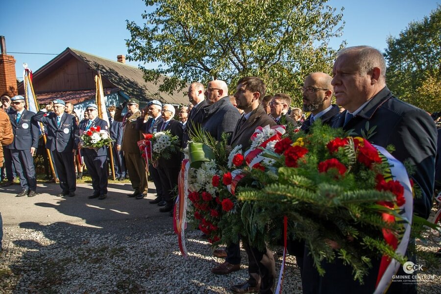 80. rocznica rozbicia oddziału „Regina II” z 1. Batalionu „Barbara” 16 pp. AK. Fot. Gminne Centrum Kultury, Czytelnictwa i Promocji w Rzepienniku Strzyżewskim