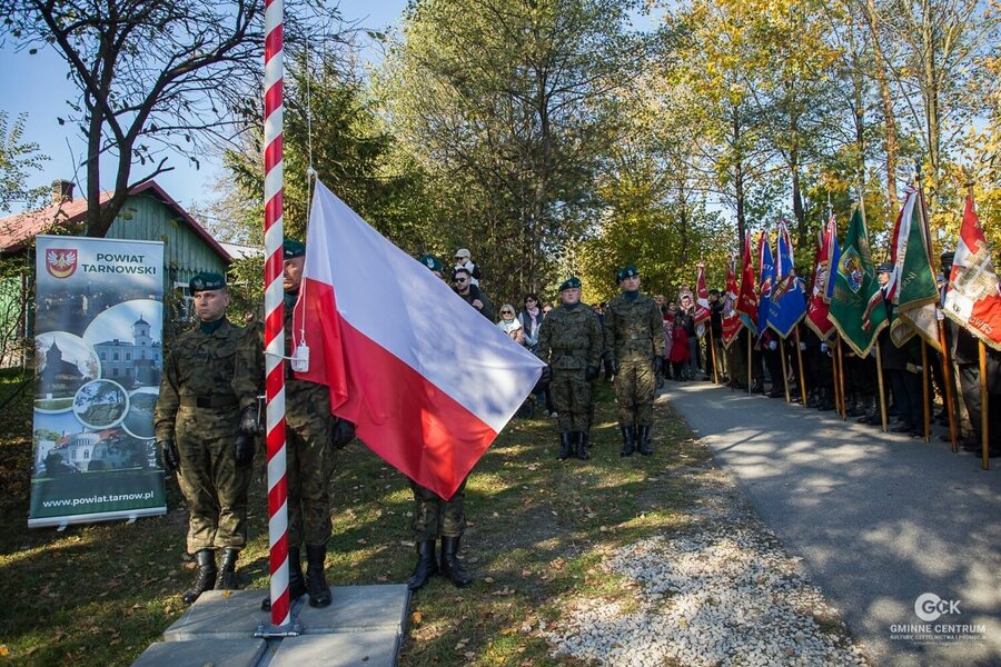 80. rocznica rozbicia oddziału „Regina II” z 1. Batalionu „Barbara” 16 pp. AK. Fot. Gminne Centrum Kultury, Czytelnictwa i Promocji w Rzepienniku Strzyżewskim