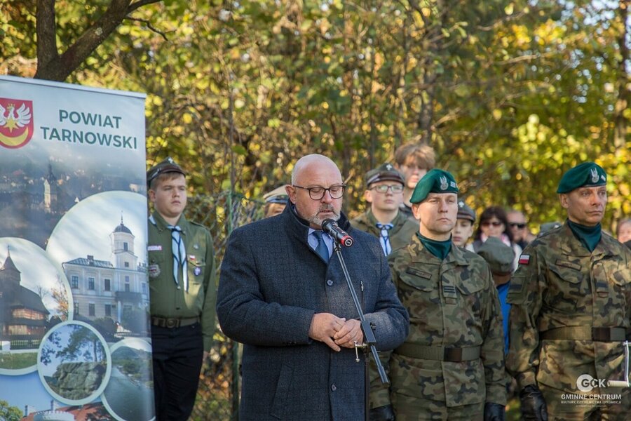 80. rocznica rozbicia oddziału „Regina II” z 1. Batalionu „Barbara” 16 pp. AK. Fot. Gminne Centrum Kultury, Czytelnictwa i Promocji w Rzepienniku Strzyżewskim