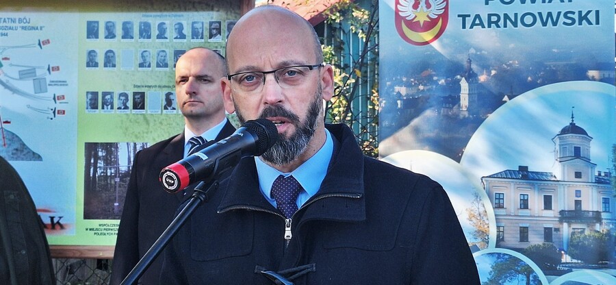 80. rocznica rozbicia oddziału „Regina II” z 1. Batalionu „Barbara” 16 pp. AK. Fot. Urząd Marszałkowski Województwa Małopolskiego