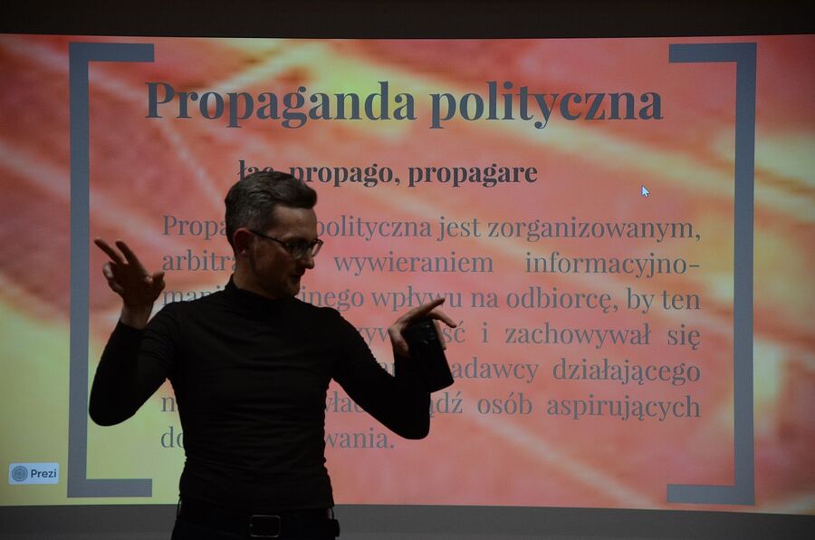 Seminariów dla studentów o propagandzie politycznej. Fot. Janusz Ślęzak (IPN)