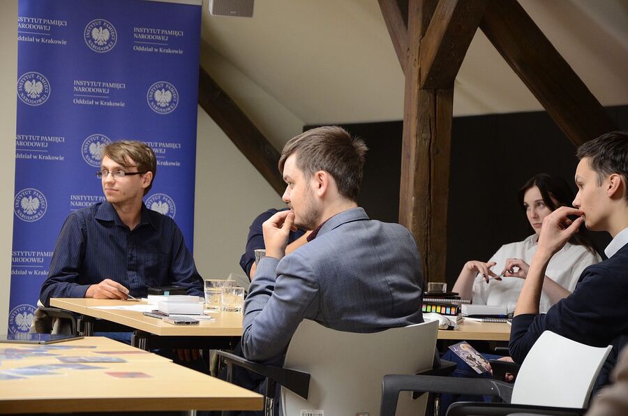 Seminariów dla studentów o propagandzie politycznej. Fot. Janusz Ślęzak (IPN)