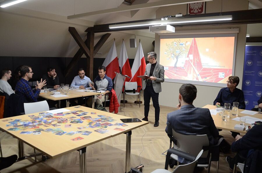 Seminariów dla studentów o propagandzie politycznej. Fot. Janusz Ślęzak (IPN)