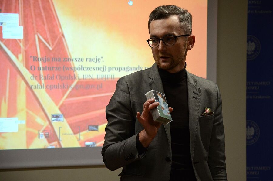 Seminariów dla studentów o propagandzie politycznej. Fot. Janusz Ślęzak (IPN)