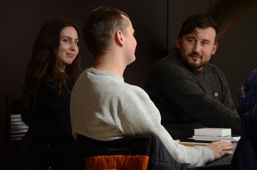 Seminariów dla studentów o propagandzie politycznej. Fot. Janusz Ślęzak (IPN)