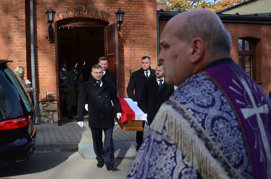 Uroczystości pogrzebowe Tadeusza Kościółka w Krakowie. Fot. Janusz Ślęzak (IPN)