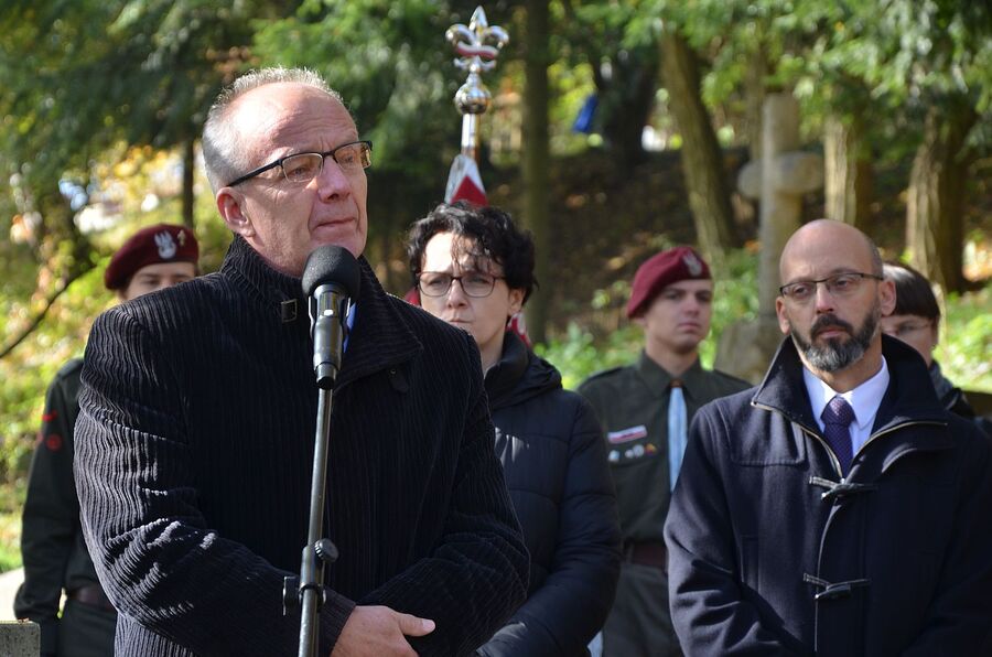 Uroczystości pogrzebowe Tadeusza Kościółka w Krakowie. Fot. Janusz Ślęzak (IPN)