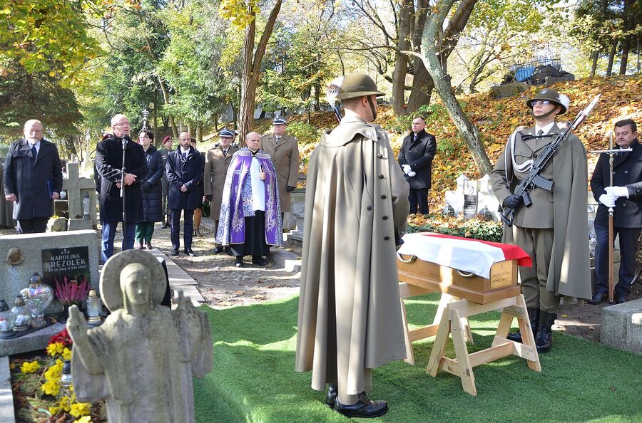 Uroczystości pogrzebowe Tadeusza Kościółka w Krakowie. Fot. Janusz Ślęzak (IPN)