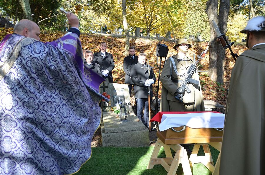 Uroczystości pogrzebowe Tadeusza Kościółka w Krakowie. Fot. Janusz Ślęzak (IPN)