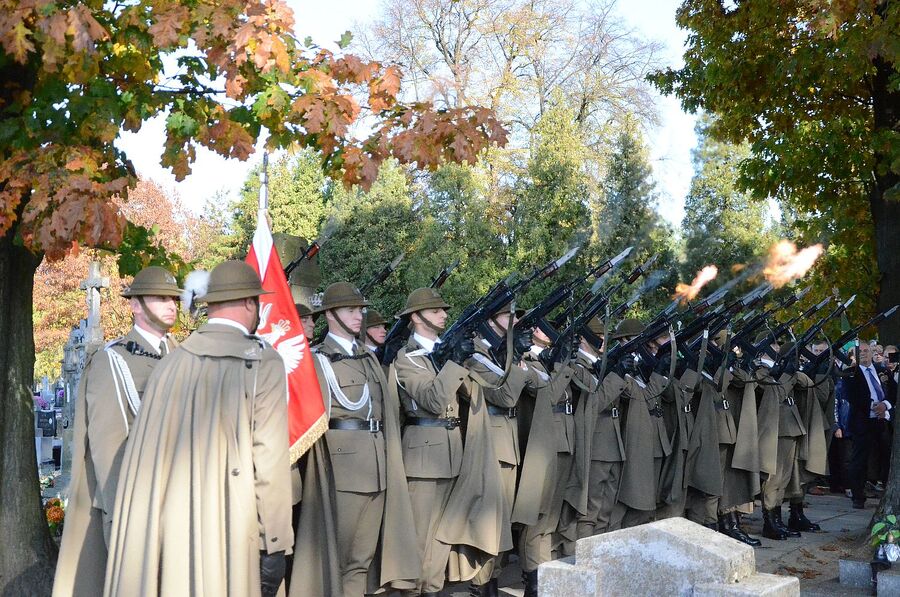 Zaduszki Witosowe w Wierzchosławicach. Fot. Janusz Ślęzak (IPN)