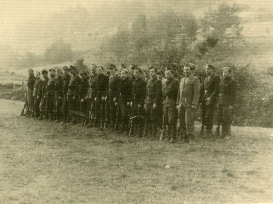 Kompania „Limba” i „Setka” 12 pp AK w 1944 r. Fot. zbiory IPN