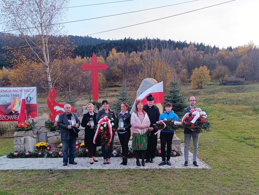 80. rocznica niemieckiej zbrodni w Gruszowcu