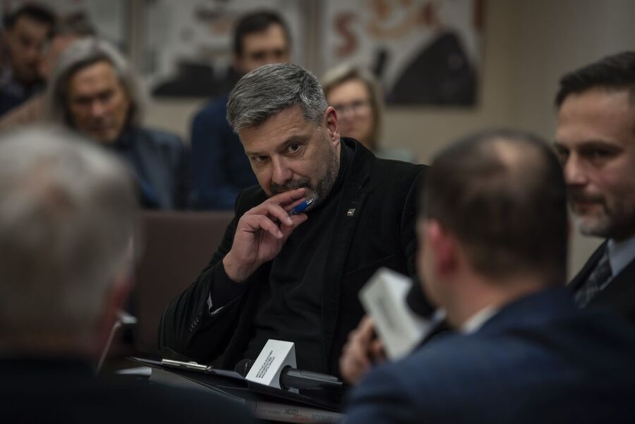 Wystawa i dyskusja w WBP w Krakowie. Fot. Agnieszka Masłowska (IPN)