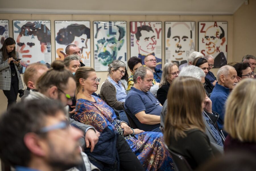 Wystawa i dyskusja w WBP w Krakowie. Fot. Agnieszka Masłowska (IPN)