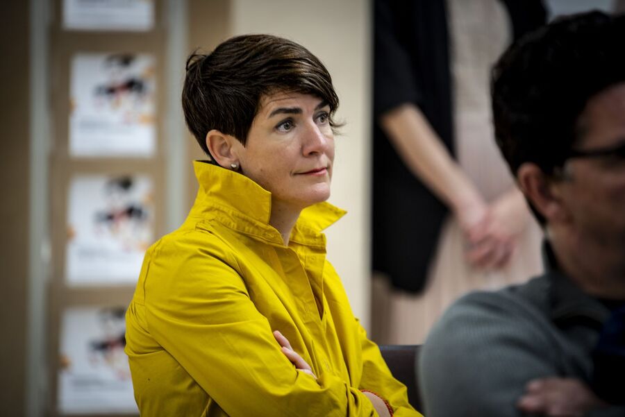 Wystawa i dyskusja w WBP w Krakowie. Fot. Agnieszka Masłowska (IPN)