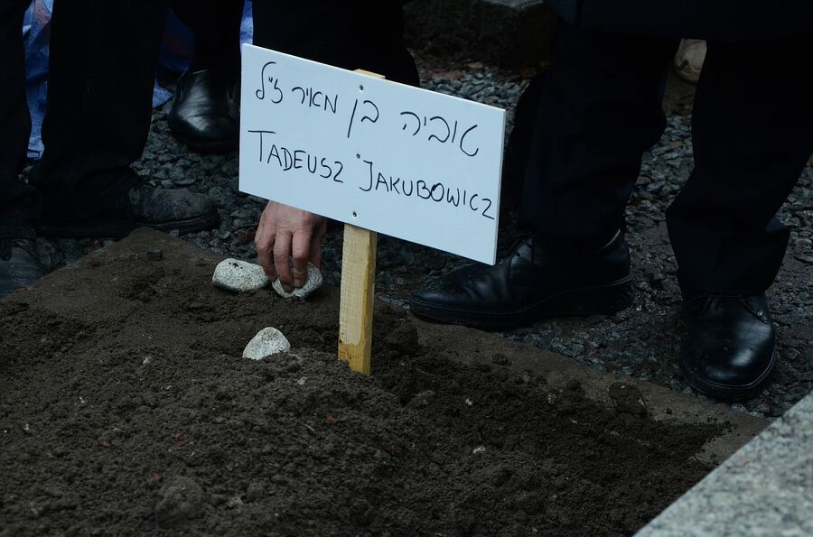 W Krakowie pochowano Tadeusza Jakubowicza. Fot. Janusz Ślęzak (IPN)