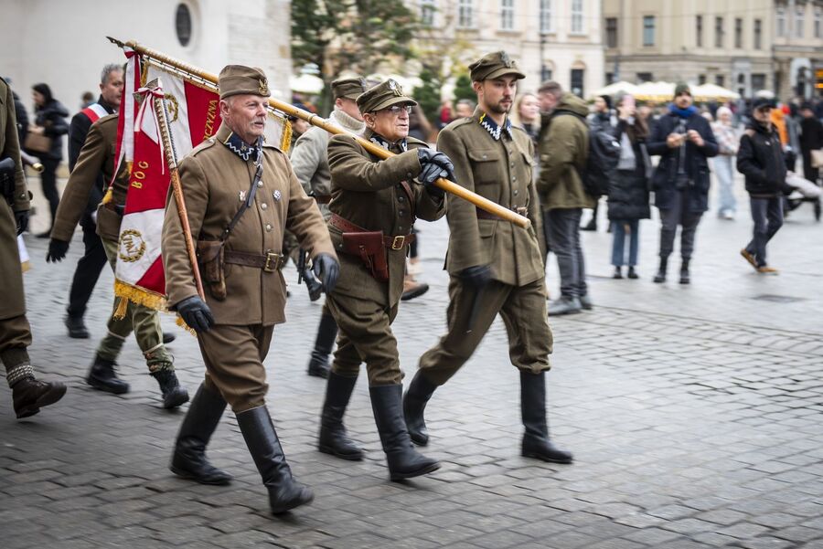 XI Krakowskie Zaduszki za Żołnierzy Wyklętych – Niezłomnych. Fot. Agnieszka Masłowska (IPN)