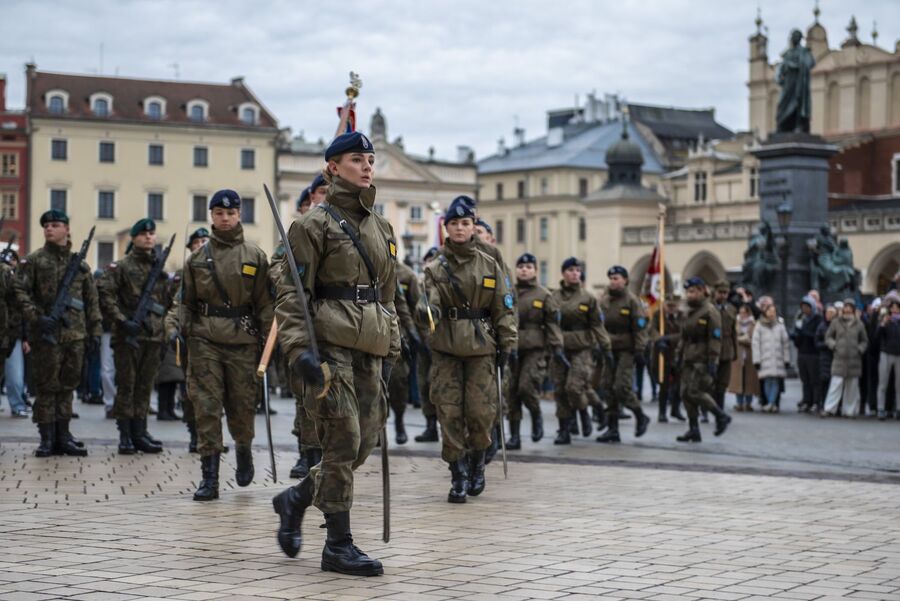 XI Krakowskie Zaduszki za Żołnierzy Wyklętych – Niezłomnych. Fot. Agnieszka Masłowska (IPN)