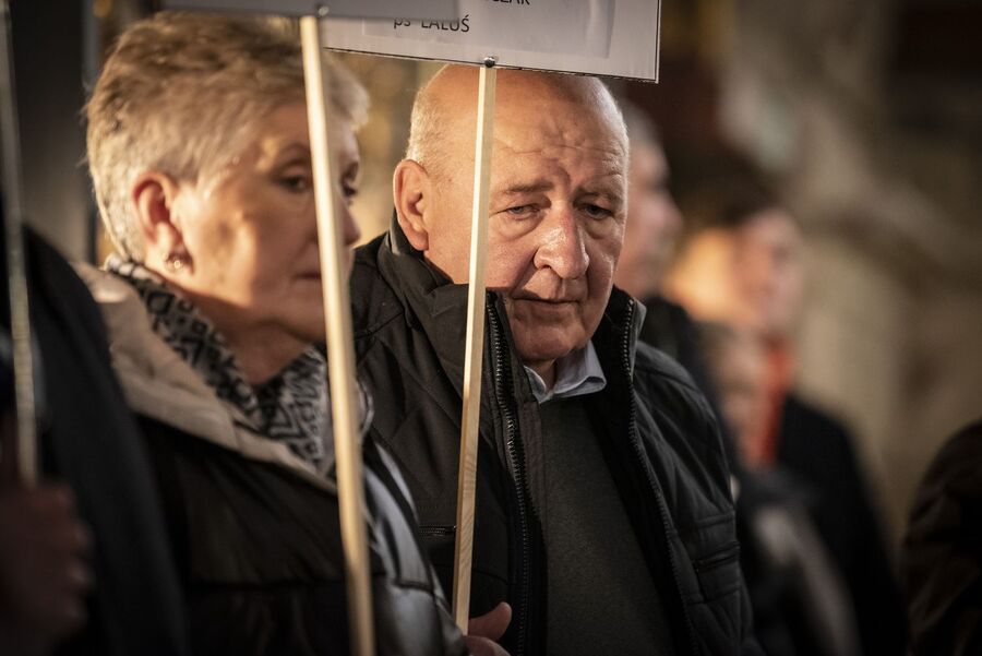 XI Krakowskie Zaduszki za Żołnierzy Wyklętych – Niezłomnych. Fot. Agnieszka Masłowska (IPN)