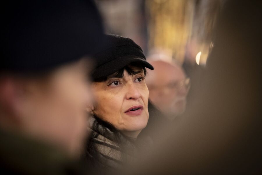 XI Krakowskie Zaduszki za Żołnierzy Wyklętych – Niezłomnych. Fot. Agnieszka Masłowska (IPN)