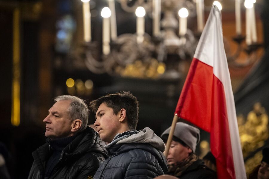 XI Krakowskie Zaduszki za Żołnierzy Wyklętych – Niezłomnych. Fot. Agnieszka Masłowska (IPN)