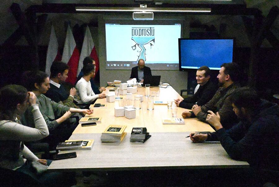 Seminarium dla studentów historii w siedzibie krakowskiego oddziału IPN. Fot. Janusz Ślęzak (IPN)