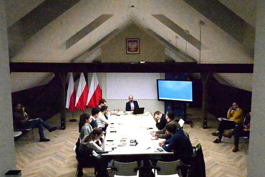 Seminarium dla studentów historii w siedzibie krakowskiego oddziału IPN. Fot. Janusz Ślęzak (IPN)