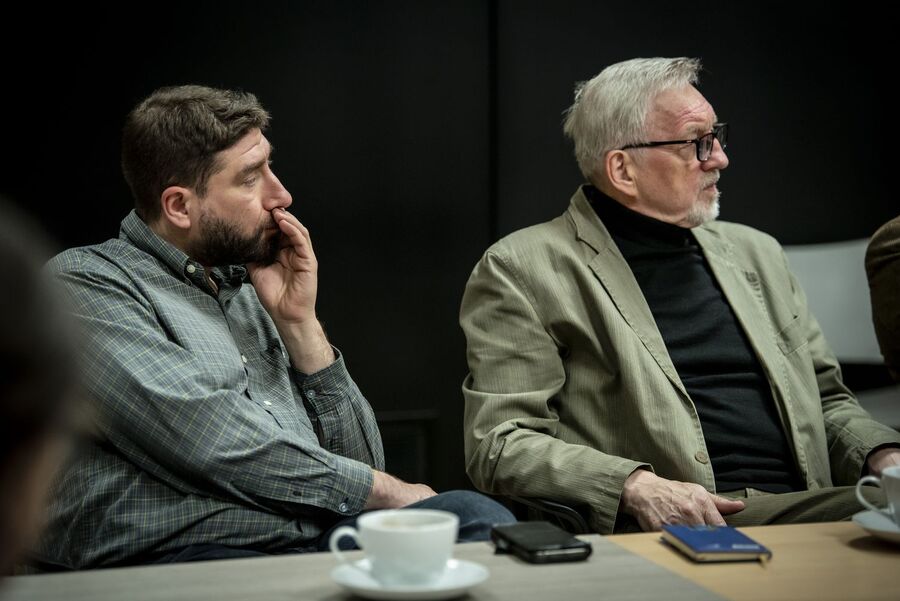 Goście z PAN w krakowskiej siedzibie IPN. Fot. Agnieszka Masłowska (IPN)