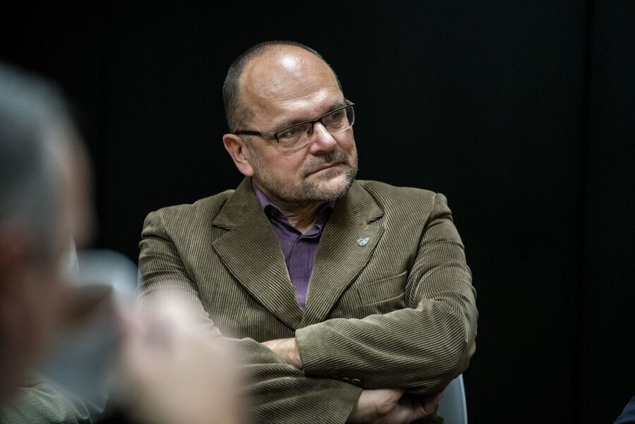 Goście z PAN w krakowskiej siedzibie IPN. Fot. Agnieszka Masłowska (IPN)