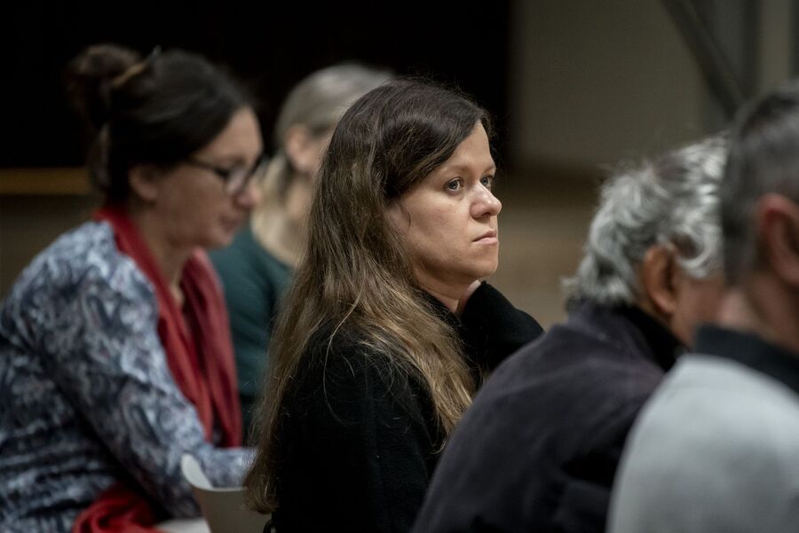 Goście z PAN w krakowskiej siedzibie IPN. Fot. Agnieszka Masłowska (IPN)