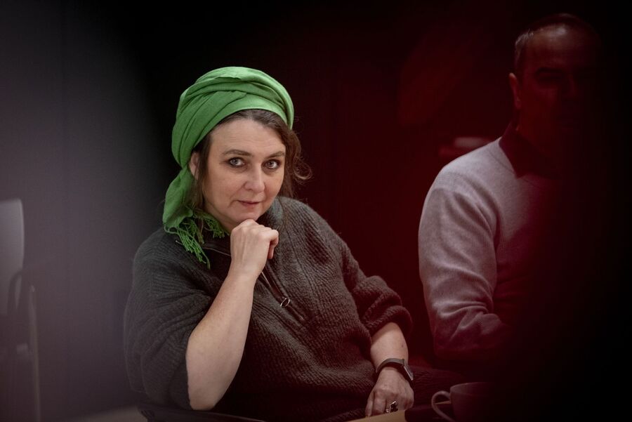 Goście z PAN w krakowskiej siedzibie IPN. Fot. Agnieszka Masłowska (IPN)