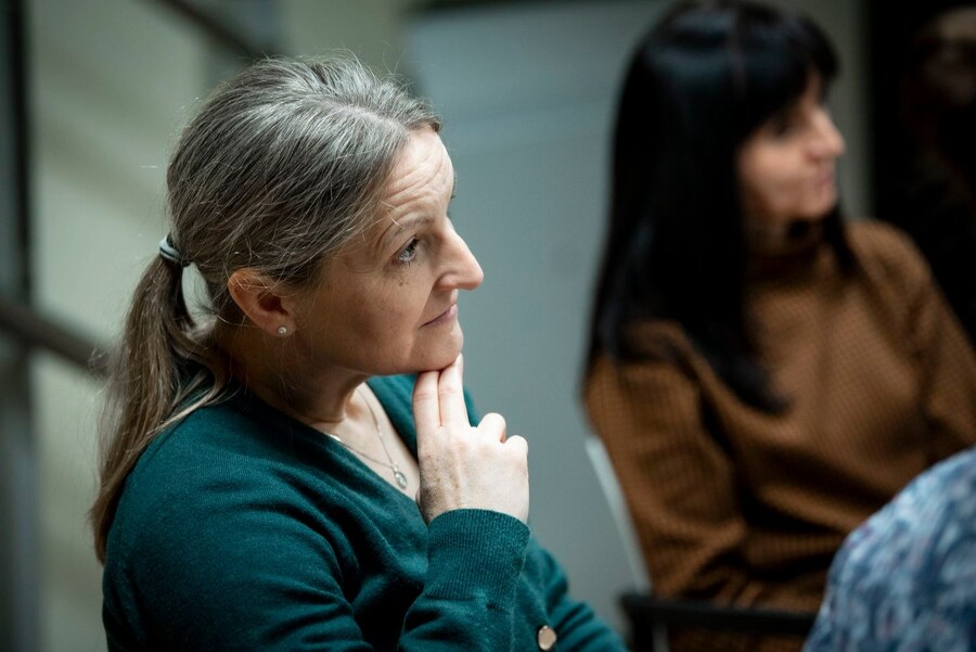 Goście z PAN w krakowskiej siedzibie IPN. Fot. Agnieszka Masłowska (IPN)