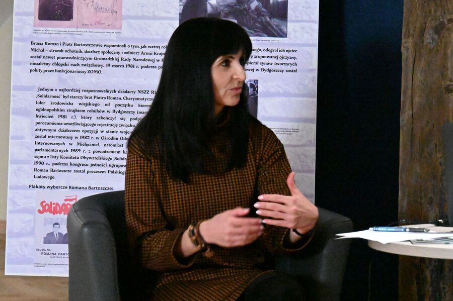 „Symbol niezłomnej wsi – Piotr Bartoszcze”. Dyskusja w krakowskiej siedzibie IPN. Fot. Janusz Ślęzak (IPN)