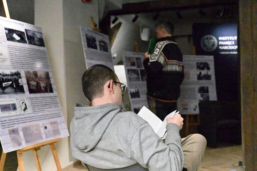 „Symbol niezłomnej wsi – Piotr Bartoszcze”. Dyskusja w krakowskiej siedzibie IPN. Fot. Janusz Ślęzak (IPN)