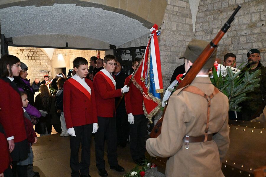 Uroczystości poświęcone marszałkom Piłsudskiemu i Rydzowi-Śmigłemu. Fot. Janusz Ślęzak (IPN)