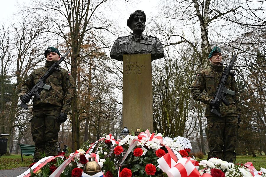 Kraków. 30. rocznica śmierci gen. Maczka. Fot. Janusz Ślęzak (IPN)