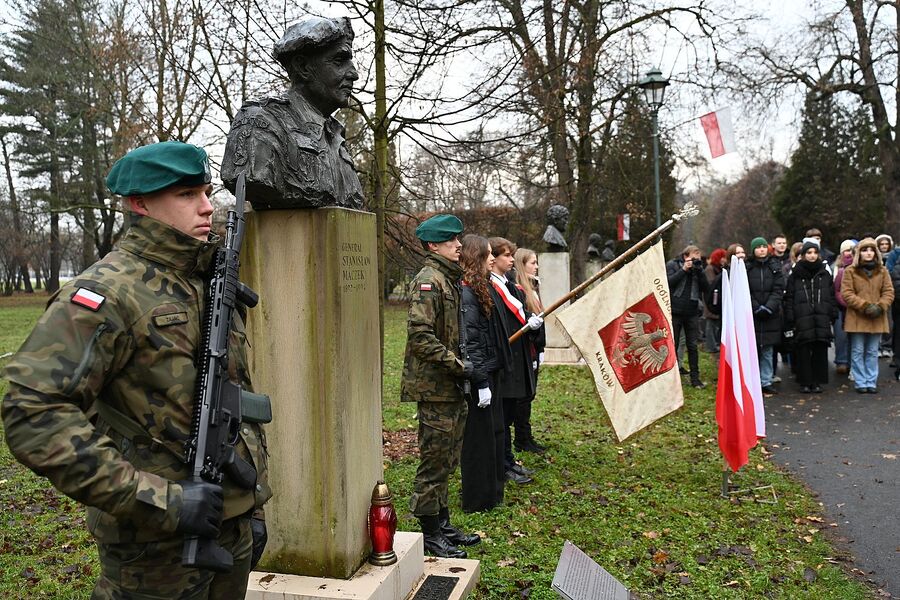 Kraków. 30. rocznica śmierci gen. Maczka. Fot. Janusz Ślęzak (IPN)