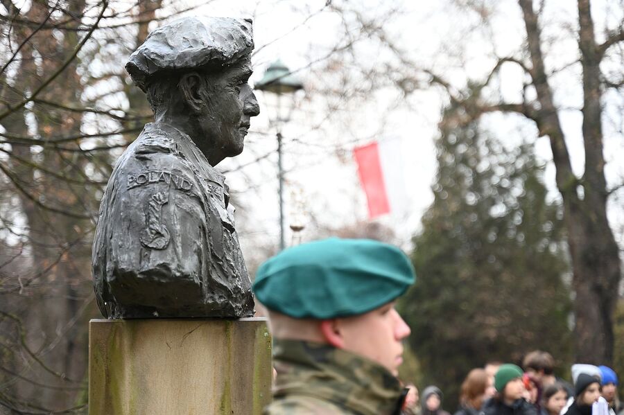 Kraków. 30. rocznica śmierci gen. Maczka. Fot. Janusz Ślęzak (IPN)