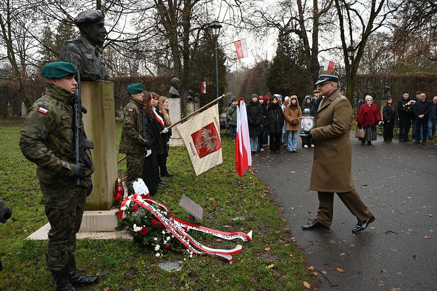 Kraków. 30. rocznica śmierci gen. Maczka. Fot. Janusz Ślęzak (IPN)