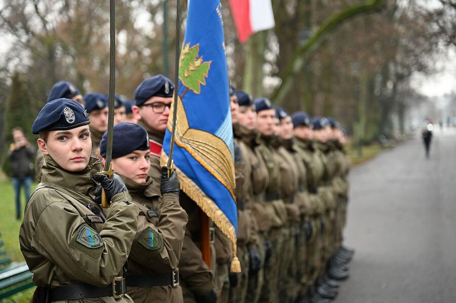 Kraków. 30. rocznica śmierci gen. Maczka. Fot. Janusz Ślęzak (IPN)