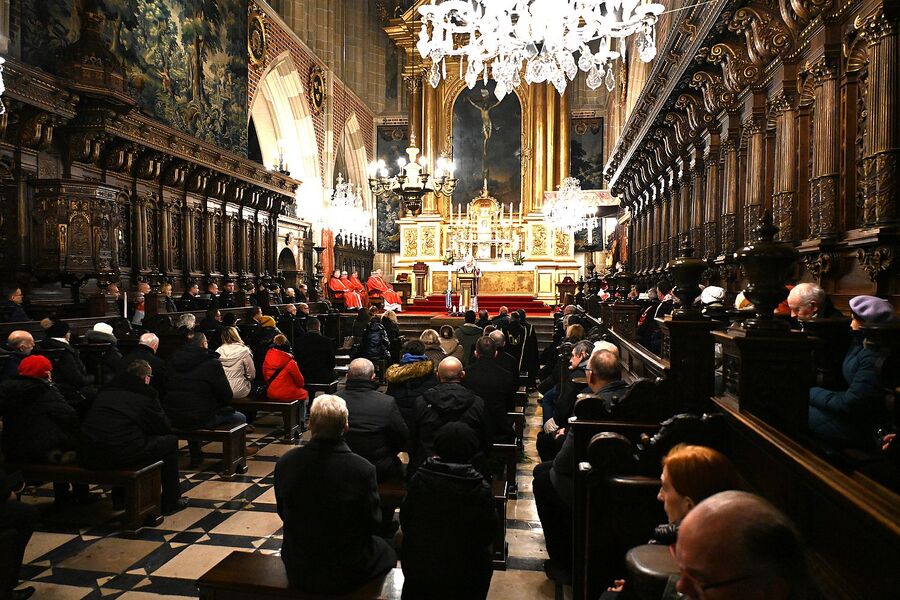 43. rocznica wprowadzenia stanu wojennego. Uroczystości w Krakowie. Fot. Janusz Ślęzak (IPN)