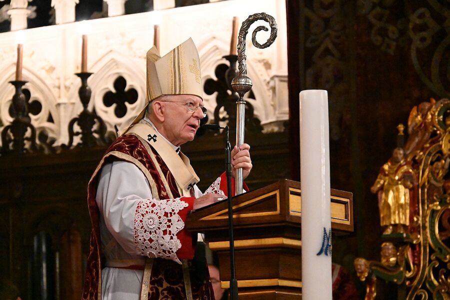 43. rocznica wprowadzenia stanu wojennego. Uroczystości w Krakowie. Fot. Janusz Ślęzak (IPN)