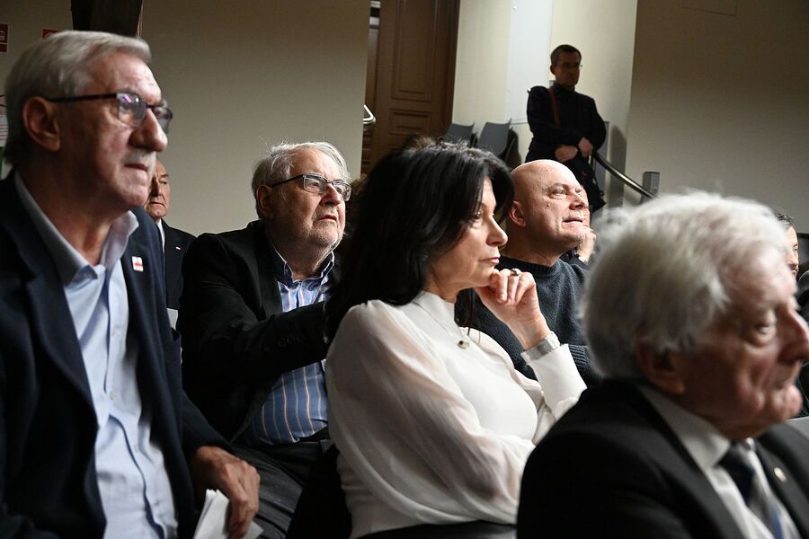 Kraków. Pokaz filmu oraz dyskusja o idei Krzyża Wolności i Solidarności. Fot. Janusz Ślęzak (IPN)