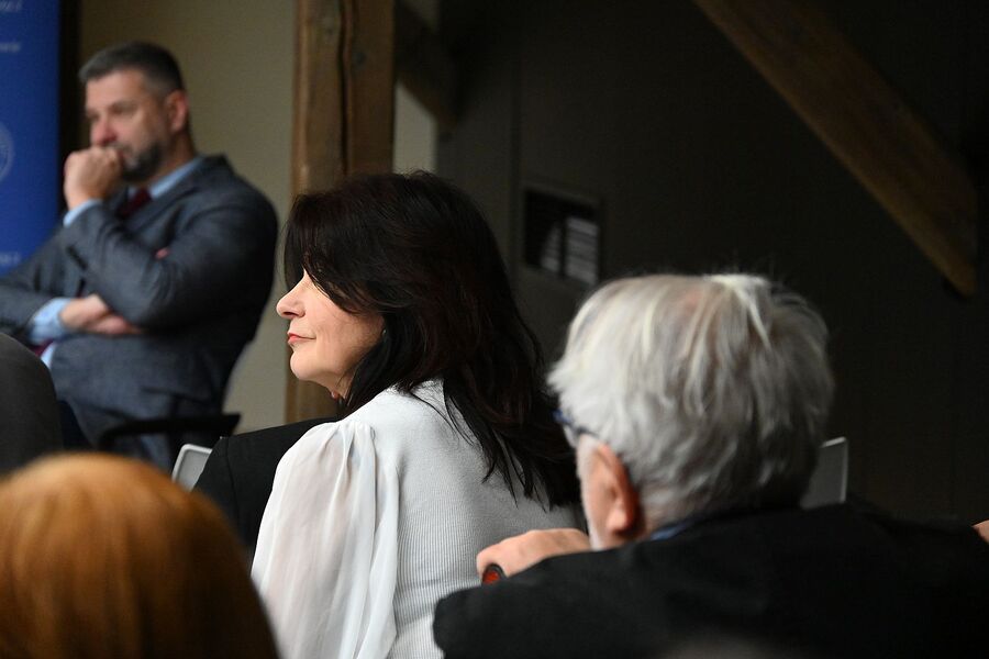 Kraków. Pokaz filmu oraz dyskusja o idei Krzyża Wolności i Solidarności. Fot. Janusz Ślęzak (IPN)