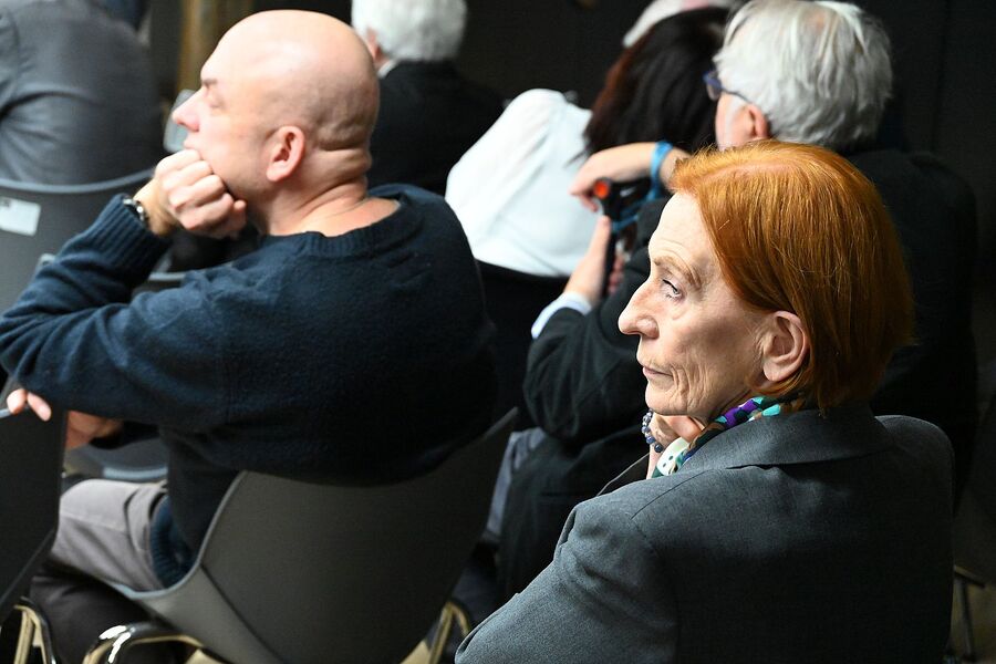 Kraków. Pokaz filmu oraz dyskusja o idei Krzyża Wolności i Solidarności. Fot. Janusz Ślęzak (IPN)