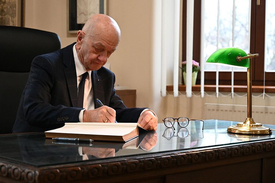 W Nowym Sączu odsłonięto tablicę gen. Wieniawy-Długoszowskiego. Fot. Janusz Ślęzak (IPN)